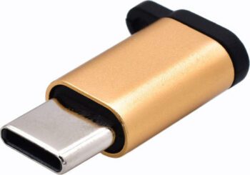 Andowl Q-A21 Convertor USB-C masculin în micro USB feminin Aur 1bucCodul: 28050467