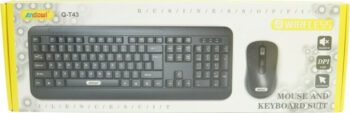 Andowl Q-T43 Fără fir Set tastatură și mouse Engleză USCodul: 28794659