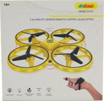 Andowl Quadcopter Dronă Copii 2.4 GHz fără Cameră cu luminiCodul: 28847278