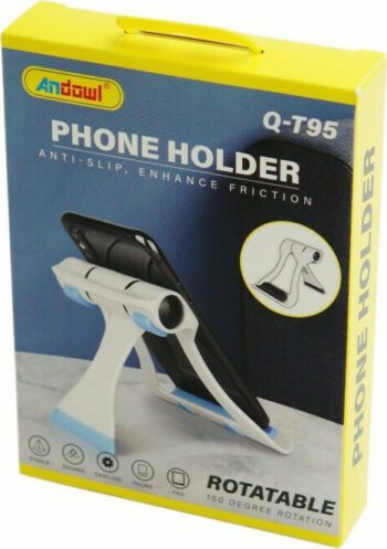 Andowl Q-T95 Desk Stand for Mobile Phone in White ColourCodul: 29041764 Andowl Q-T95 Desk Stand for Mobile Phone in White ColourCodul: 29041764