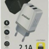 Andowl Încărcător cu 2 Porturi USB-A și Cablu micro USB Negruς (CX-20)Codul: 29184066