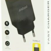 Andowl Încărcător cu Port USB-A și Cablu USB-C Încărcare rapidă 3.0 Negruς (CX-18)Codul: 29184269