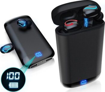 Andowl Q66 In-ear Bluetooth Handsfree Căști cu Carcasă de Încărcare NegrαCodul: 29480391 Andowl Q66 In-ear Bluetooth Handsfree Căști cu Carcasă de Încărcare NegrαCodul: 29480391