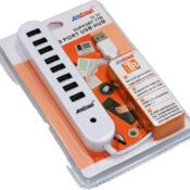 Andowl USB 2.0 Hub 8 Porturi cu conexiune USB-A și Port de încărcare AlbCodul: 29623752