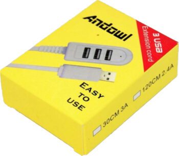 Andowl PR-7845 USB 2.0 Hub 3 Porturi cu conexiune USB-A și Port de încărcare AlbCodul: 29893678 Andowl PR-7845 USB 2.0 Hub 3 Porturi cu conexiune USB-A și Port de încărcare AlbCodul: 29893678