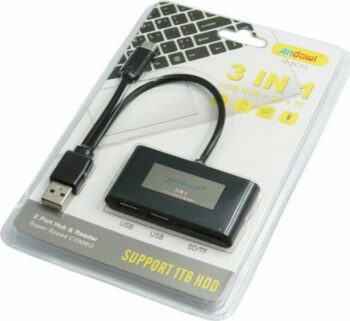 Andowl USB 2.0 Hub 3 Porturi cu conexiune USB-ACodul: 28799893
