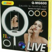 Andowl Ring Light 28cm 2700 - 6500K cu Suport de masă de Suport și Suport pentru MobilCodul: 30050297