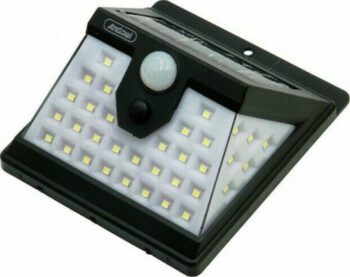 Andowl Montat pe perete Lampă Solară 80lm Alb Rece 6000K cu Fotocelulă IP65Codul: 29646918