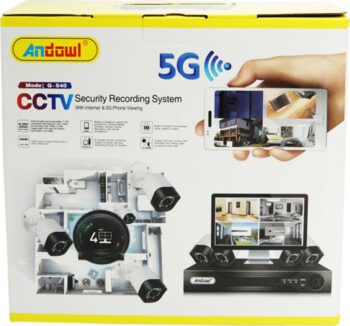 Andowl Sistem Integrat CCTV cu 4 Camere 1080pCodul: 28795153