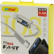Andowl Q-SJ9 USB-A la Cablu Lightning 20W Alb 1m (Q-SJ9)Codul: 30209534
