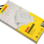 Andowl Încărcător cu 2 Porturi USB-A și Cablu Fulgerul Albς (QY-C051)Codul: 30770809