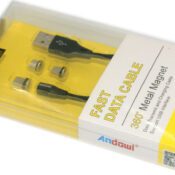 Andowl QY-W084 Magnetic USB to Lightning 1.5m 2.4A Cable (AN-QY-W084)Codul: 31344697
