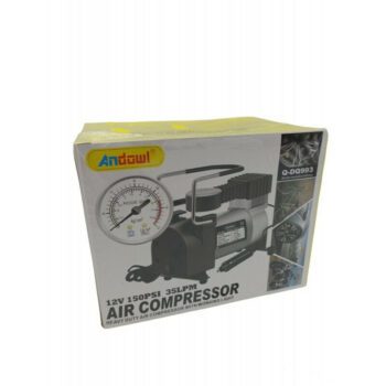 Andowl Pompa de pneuri pentru mașină cu cablu 12V și lumină integratăCodul: 33143750 Andowl Pompa de pneuri pentru mașină cu cablu 12V și lumină integratăCodul: 33143750
