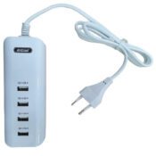 Andowl Suport de Încărcare cu 4 Porturi USB-A 20W în culoarea Alb (Q-UX4)Codul: 33336938