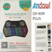 Andowl QY-K09PLUS Fără fir Tastatură cu touchpad Engleză USCodul: 33479992
