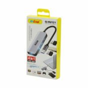 Andowl USB 2.0 Hub 4 Porturi cu conexiune USB-A ArgintCodul: 31069402