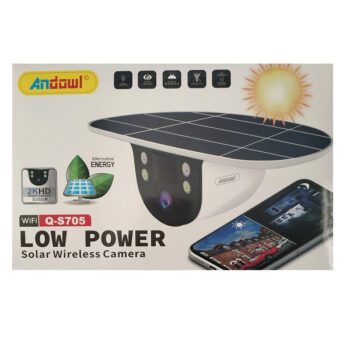 Andowl IP Cameră de Supraveghere Wi-Fi 4MP Full HD+ Rezistentă la apă Pe baterii cu Comunicare BidirecționalăCodul: 34858342