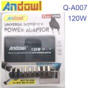 Andowl Universal Încărcător Laptop 120W cu Cablu de Alimentare Detasabil și cu set de mufeCodul: 37103709