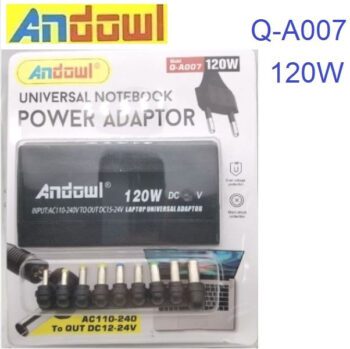 Andowl Universal Încărcător Laptop 120W cu Cablu de Alimentare Detasabil și cu set de mufeCodul: 37103709
