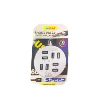 Andowl USB 2.0 Hub 8 Porturi cu conexiune USB-A AlbCodul: 37111181