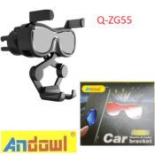 Andowl Βază de Telefon Auto cu cârlige reglabile NeagrăCodul: 38315130