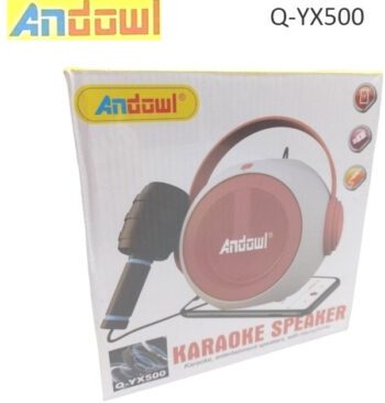 Andowl Sistem Karaoke cu Microfon cu Fir în Culoare RoșuCodul: 38220807 Andowl Sistem Karaoke cu Microfon cu Fir în Culoare RoșuCodul: 38220807