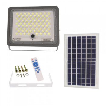Andowl Rezistent la apă Panouri solare Proiector LED 300W Alb Rece cu Telecomandă IP67Codul: 38603653 Andowl Rezistent la apă Panouri solare Proiector LED 300W Alb Rece cu Telecomandă IP67Codul: 38603653