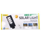 Andowl Lampă Solară Drumul 120W cu Senzor de Mișcare, Fotocelulă și Telecomandă IP65Codul: 31080700