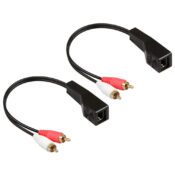 Andowl Cablu RCA de sex masculin - RJ45 de sex masculin / RCA de sex masculin 100m 1bucCodul: 39698098