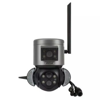 Andowl IP Cameră de Supraveghere Wi-Fi 4K Rezistentă la apă cu Comunicare Bidirecțională în Culoare NeagrăCodul: 40312264 Andowl IP Cameră de Supraveghere Wi-Fi 4K Rezistentă la apă cu Comunicare Bidirecțională în Culoare NeagrăCodul: 40312264