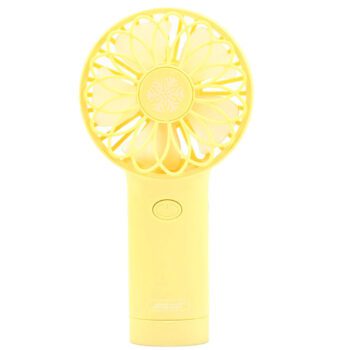Andowl Q-FS2201 Ventilator USB Reîncărcabil 500mAh Mini Φορητός Ανεμιστήρας USB Δύο Ταχυτήτων GalbenCodul: 37135540