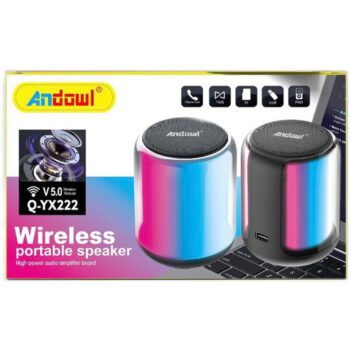 Andowl Difuzor Bluetooth 3W cu Durată de Funcționare a Bateriei până la 4 ore MulticolorCodul: 39496996 Andowl Difuzor Bluetooth 3W cu Durată de Funcționare a Bateriei până la 4 ore MulticolorCodul: 39496996