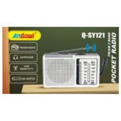 Andowl Q-SY121 Radio de masă Cu baterie ArgintCodul: 44362826