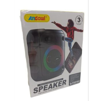 Andowl Difuzor Bluetooth 5W cu Durată de Funcționare a Bateriei până la 4 ore NegruCodul: 45127304 Andowl Difuzor Bluetooth 5W cu Durată de Funcționare a Bateriei până la 4 ore NegruCodul: 45127304