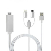 Andowl Cablu HDMI de sex masculin - Fulger masculin 2m NegruCodul: 47461906