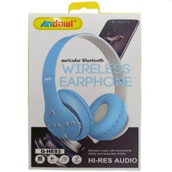 Andowl Q-HE95 Bluetooth fără fir Peste ureche Căști Albastru deschis Q-HE93Codul: 37040327 Andowl Q-HE95 Bluetooth fără fir Peste ureche Căști Albastru deschis Q-HE93Codul: 37040327