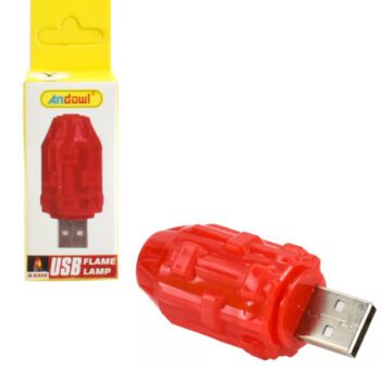 Lumina de flacără cu efect de flacără Usb roșu Q-d305 AndowlCodul: 51683042 Lumina de flacără cu efect de flacără Usb roșu Q-d305 AndowlCodul: 51683042