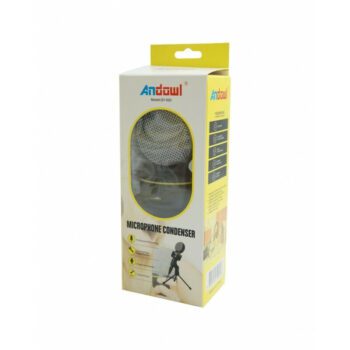 Andowl Condensator (diafragmă mare) Microfon 3.5mm QY-920 Tabletop VocalCodul: 52522594 Andowl Condensator (diafragmă mare) Microfon 3.5mm QY-920 Tabletop VocalCodul: 52522594