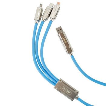 Andowl LED Cablu USB la Tip-C / Fulgerul / micro USB cu mai multe porturi (105463)Codul: 52790652 Andowl LED Cablu USB la Tip-C / Fulgerul / micro USB cu mai multe porturi (105463)Codul: 52790652