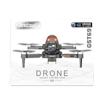 Andowl FDGST69 Dronă cu Cameră 4K și Telecomandă, Compatibil cu Smartphone NegruCodul: 54213838 Andowl FDGST69 Dronă cu Cameră 4K și Telecomandă, Compatibil cu Smartphone NegruCodul: 54213838