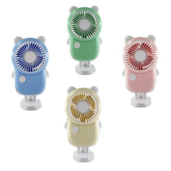 Ventilator portabil mini reîncărcabil cu suport umanoidCodul: 54482498 Ventilator portabil mini reîncărcabil cu suport umanoidCodul: 54482498