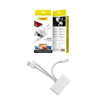 Andowl Q-z09 Cititor de Carduri Fulgerul USB 2.0 Tip-C pentru /S/D/ /m/i/c/r/o/S/D/ / / / /Codul: 55474511 Andowl Q-z09 Cititor de Carduri Fulgerul USB 2.0 Tip-C pentru /S/D/ /m/i/c/r/o/S/D/ / / / /Codul: 55474511
